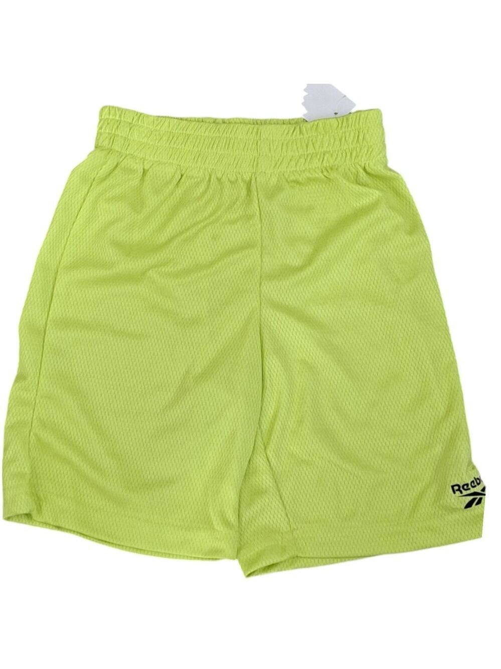 Reebok Boys Neon Lime Green Athletic Sport Shorts Size 5 NWT
